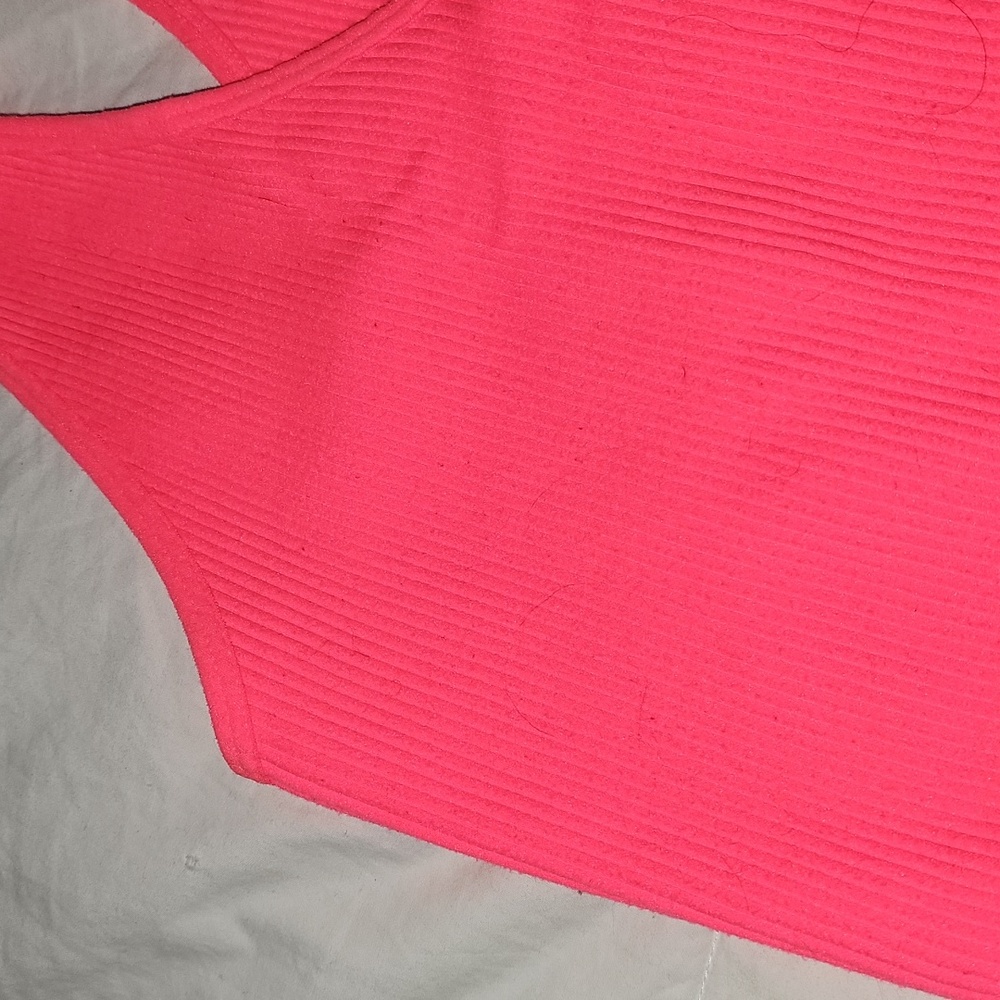 Zenana Womens Neon Ribbed Bralette. Sz Lg/xlg - Picture 3 of 5